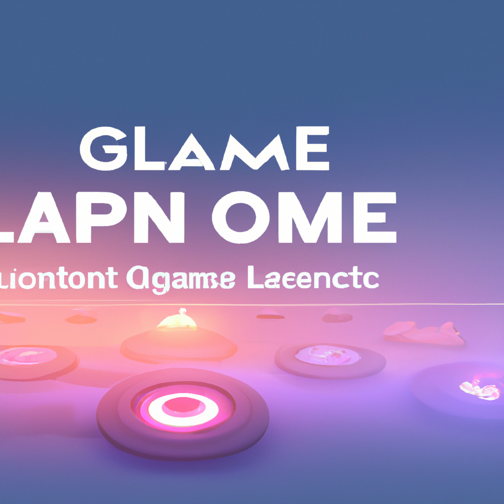 Concept art: dreamy landscape, controller overlay